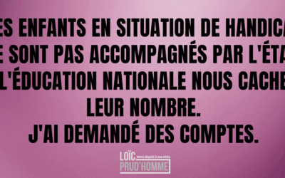 Enfants en situation de handicap & Education Nationale