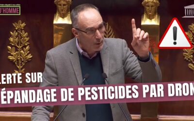 Épandage de pesticides par drone : l’agrochimie remercie la Macronie !