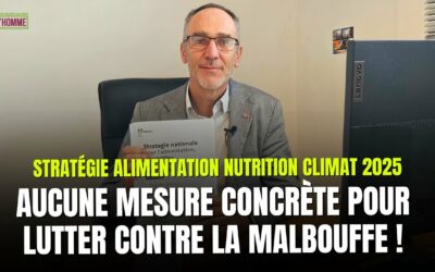 Stratégie alimentation 2025 : aucune mesure de lutte contre la malbouffe !